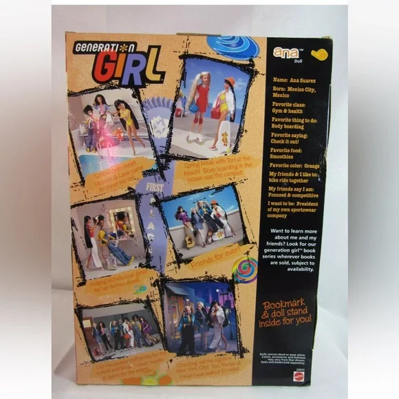 Barbie 1998 Mattel Generation Girl Ana Doll 20972 - Picture 16 of 16